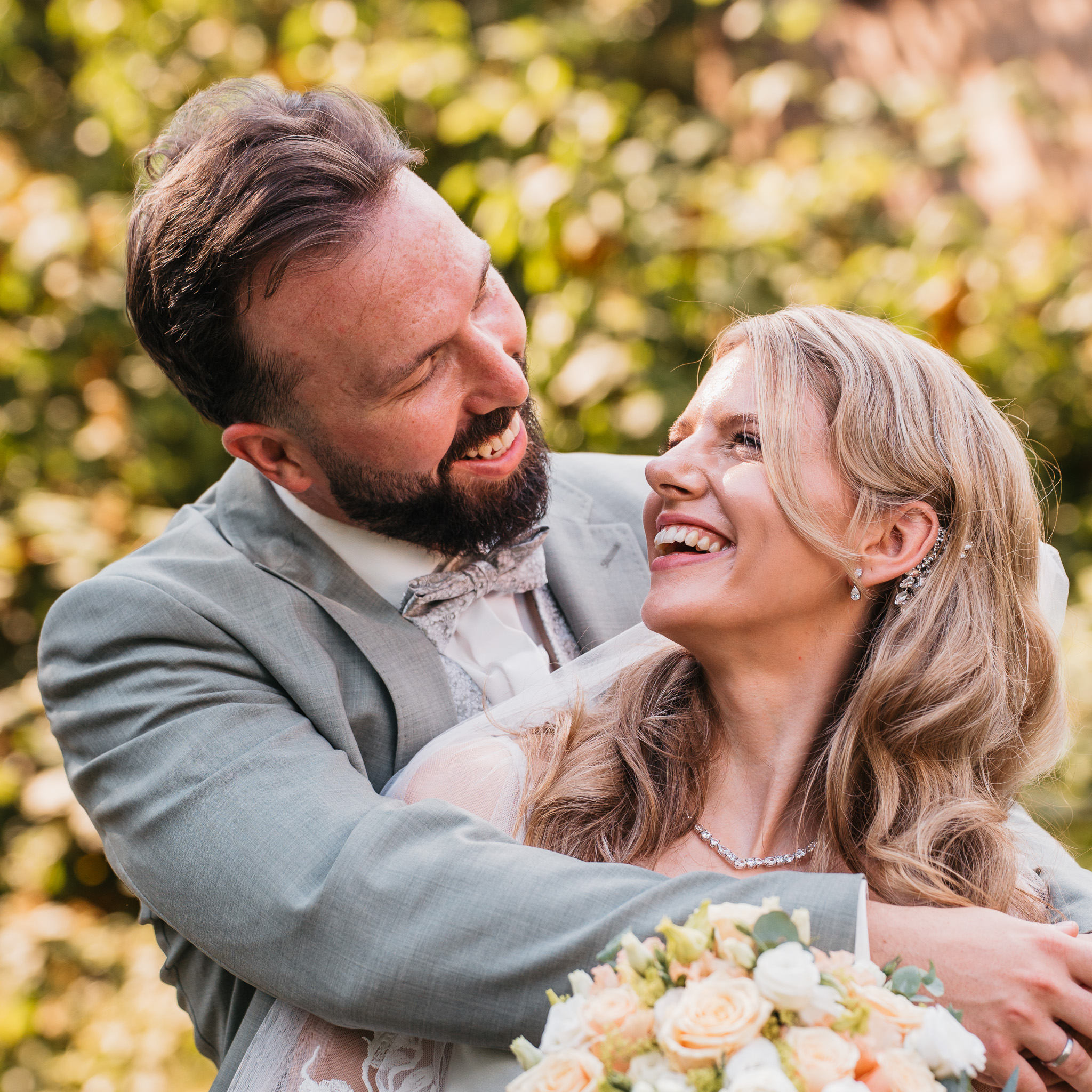 Elisa und Matthias an ihrem Hochzeitstag